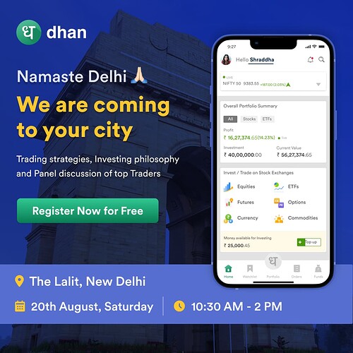 Dhan is coming Delhi - Insta