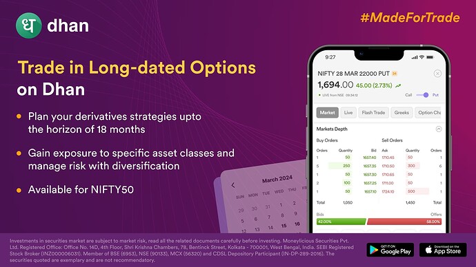 Long dated options