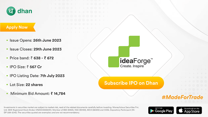 IdeaForge IPO